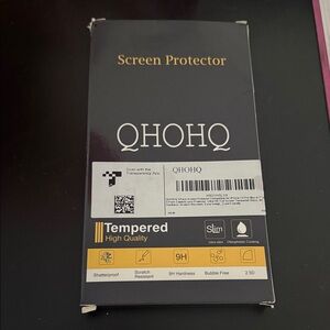 Tempered Glass Screen Protector 3 pack - Black